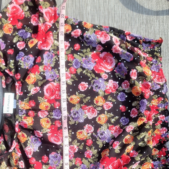 πCD Petites top, colorful print with sequins - Picture 6 of 9